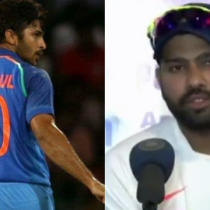 Rohit Sharma takes a cheeky dig at Shardul Thakur on his birthday
