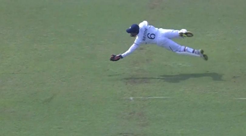 Wriddhiman Saha catch video: Watch Indian wicket-keeper flies to his left to dismiss Theunis de Bruyn
