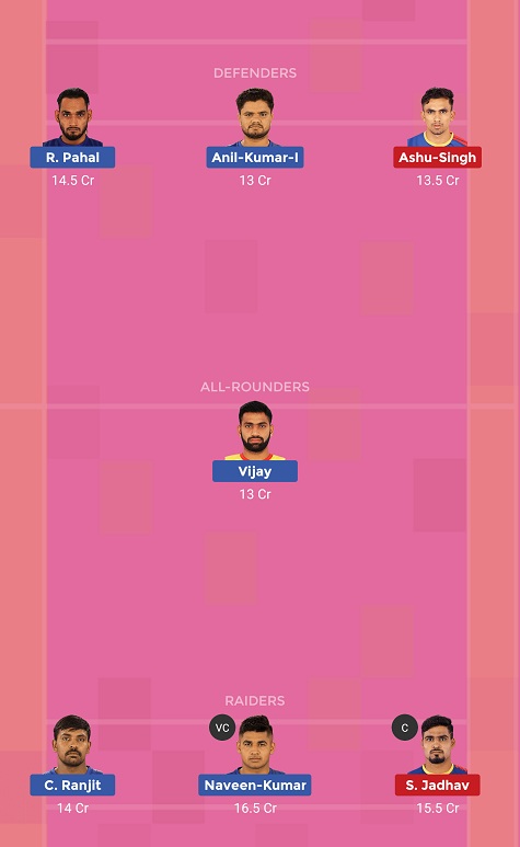 DEL vs UP Dream11