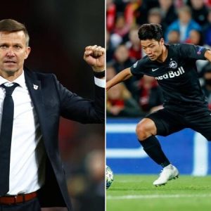 Salzburg coach Jesse Marsch orders his players to target Virgil Van Dijk during furious dressing room talk