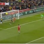 Mesut ozil makes an outrageous performance against Liverpool in League Cup match