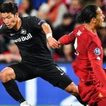 Hwang Hee-chan turns Virgil Van Dijk inside out before scoring for RB Salzburg vs Liverpool