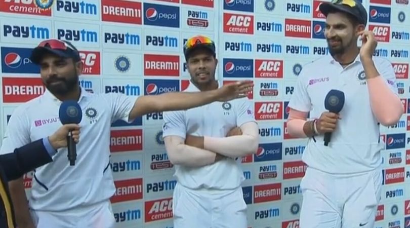 WATCH: Ishant Sharma asks Mohammed Shami secret behind taking wickets after Indore win
