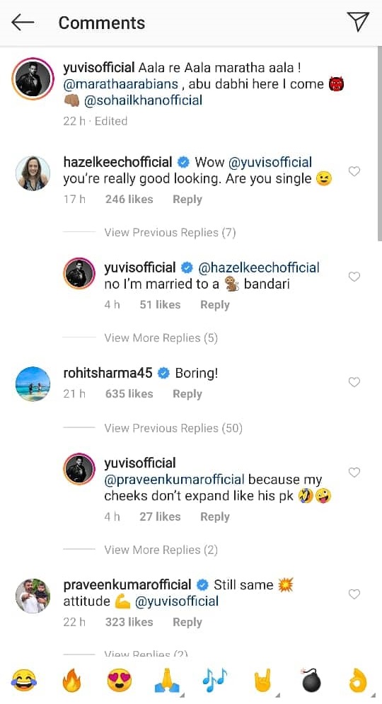 Yuvraj Singh mocks Rohit Sharma in hilarious banter on Instagram involving Praveen Kumar