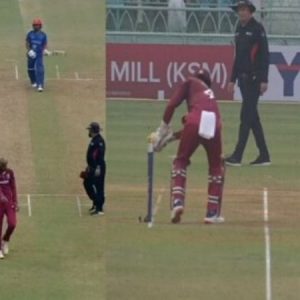 Ikram Alikhil run-out vs West Indies: Watch Afghani wicket-keeper's brain fade moment leads to dismissal in Lucknow