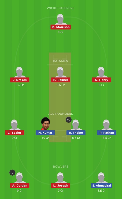 CAN Vs CCC Dream11