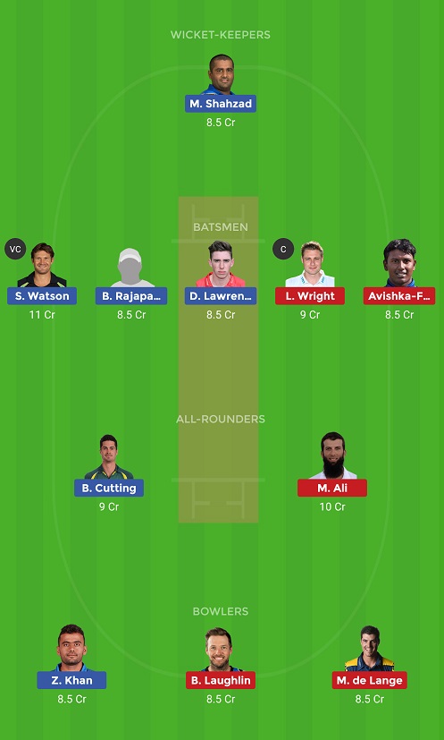 DEG vs TAB Dream11