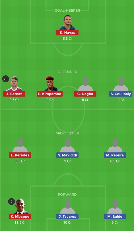 DIJ vs PSG Dream11 Team Prediction for Dijon Vs PSG Ligue 1 2019-20 Match