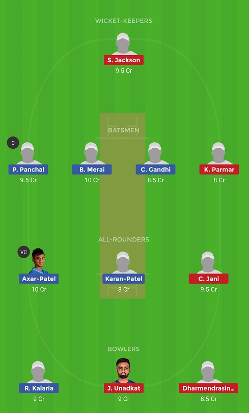 GUJ vs SAU Dream11