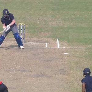 WATCH: Krishnappa Gowtham scoops Siddarth Kaul for innovative six over third-man in Deodhar Trophy