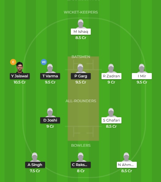 IN-Y vs AF-Y Dream11