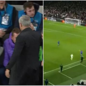 Jose Mourinho thanks ball boy as he helps Tottenham launch a comeback vs Olympiacos