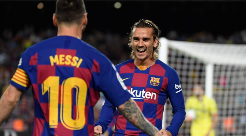 Lionel Messi and Antoine Griezmann don’t see eye to eye with each other in training