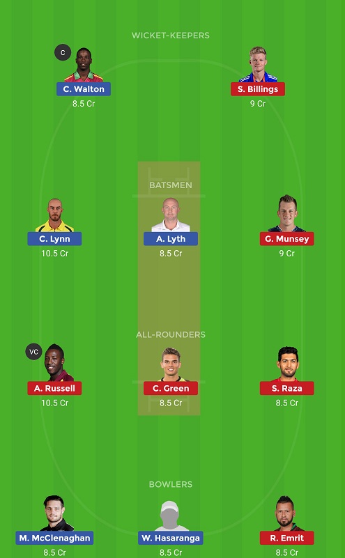 MAR vs NOR Dream11