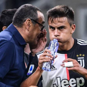 Maurizio Sarri opens up on his hilarious reaction after Paulo Dybala stunner vs Atletico Madrid