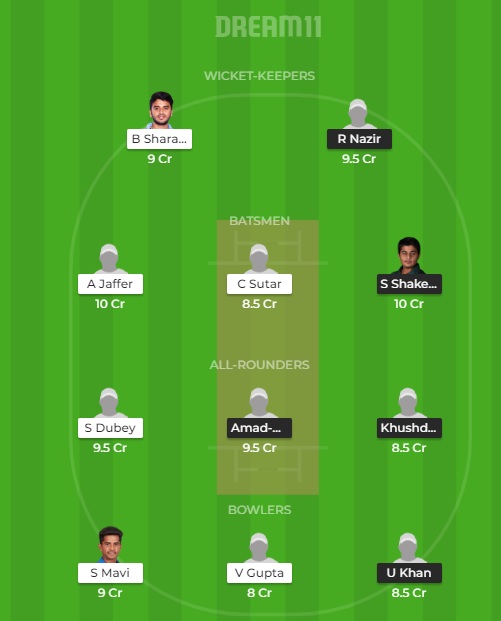 PAK-ET vs IND-ET Dream11