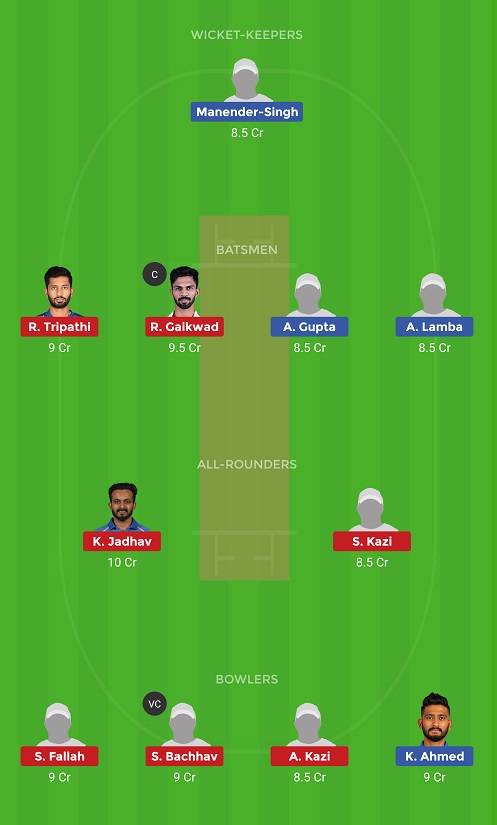 RJS Vs MAH Dream11