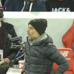 Riyad Mahrez appeared to crib about Salah’s goal while using a phone on the bench