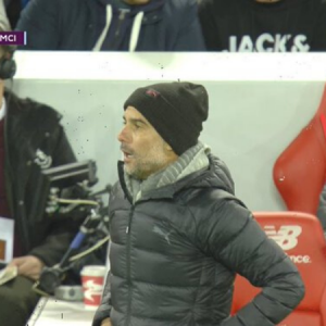 Riyad Mahrez appeared to crib about Salah’s goal while using a phone on the bench