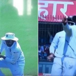 WATCH: Rohit Sharma gestures to fielding coach R Sridhar after grabbing Mahmudullah's catch in Indore Test