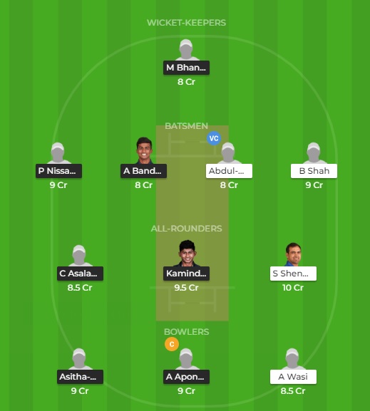 SL-ET vs AFGH-ET Dream11