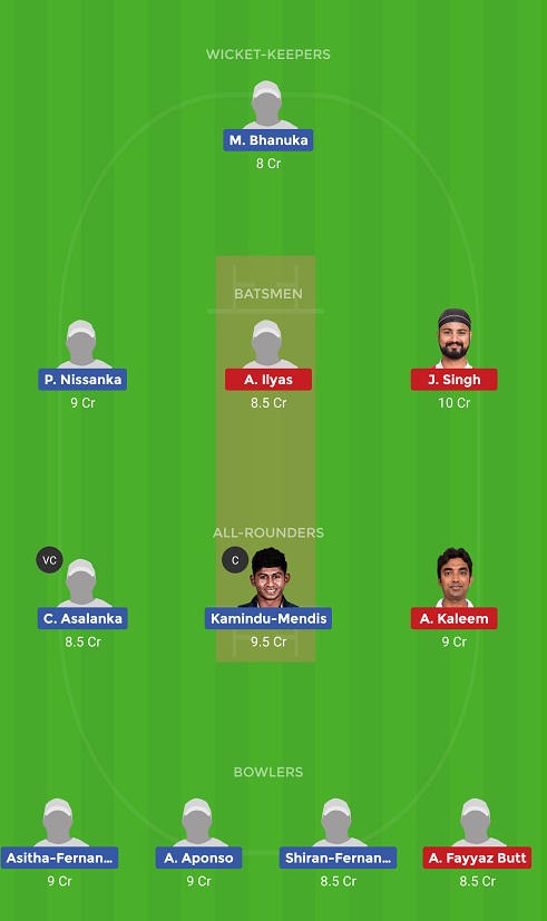 SL-ET vs OMN-ET Dream11