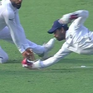 WATCH: Wriddhiman Saha grabs fantastic one-handed low catch to dismiss Mahmudullah at Eden Gardens