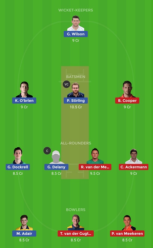 IRE vs NED Dream11
