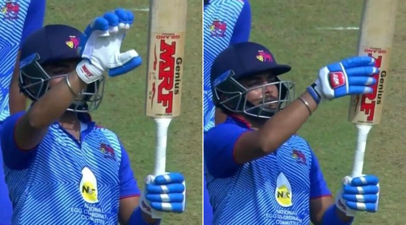 WATCH: Prithvi Shaw emulates Virat Kohli's celebration after comeback in Syed Mushtaq Ali Trophy 2019-20