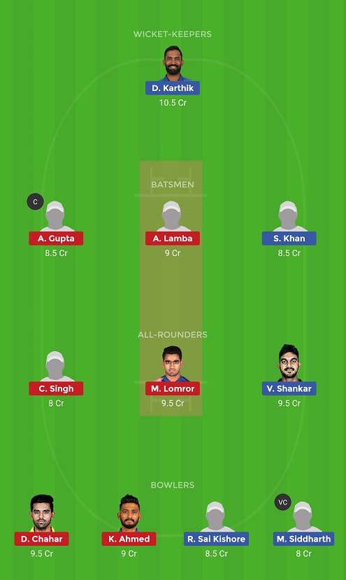 TN Vs RJS Dream11