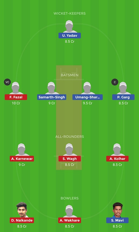 UP vs VID Dream11
