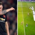 Phil Jones gets offside trap horribly wrong against Sheffield united last night
