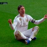 Watch Sergio Ramos score and copying Mohamed Salah's goal celebration in process