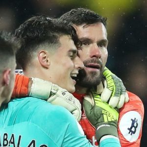 Kepa and Ben Forster share heartfelt moment after thrilling injury time showdown