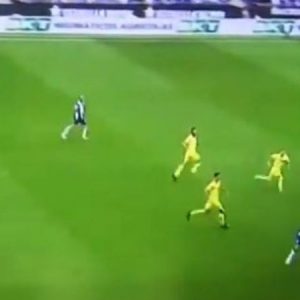 Alberto Moreno's ridiculous clearance against Espanyol has gone viral