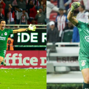 Watch Chivas Guadalajara goal keeper Tono Rodriguez scores a goal from his own Penalty area