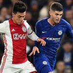 What was the reason behind the absence of Ajax fans at the Stamford Bridge vs Chelsea last night?