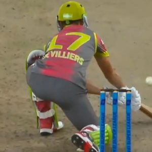 WATCH: AB de Villiers nails reverse scoop off Junior Dala in MSL 2019