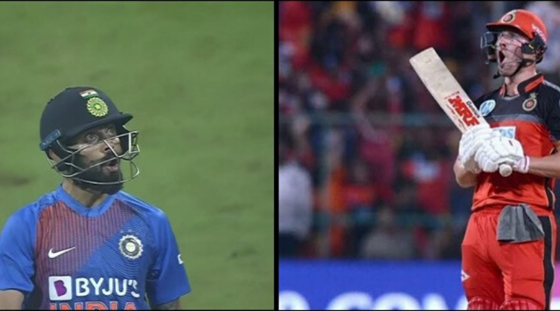 AB de Villiers tweets about Virat Kohli's six off Kesrick Williams