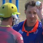 WATCH: AB de Villiers and Dale Steyn involved in hilarious confrontation in Mzansi Super League