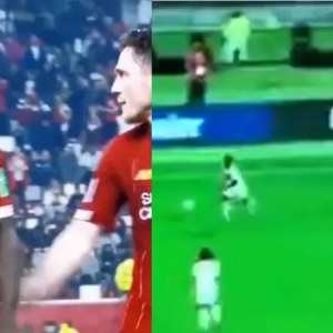 Andy Robertson clattered Rafinha after promising Sadio Mane that he would get revenge on him during the Club World Cup final