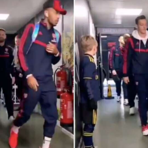 Arsenal players filmed ignoring young club mascot vs Norwich