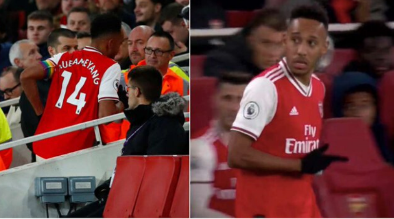Aubameyang left pitch for toilet break while Arsenal were losing vs Brighton