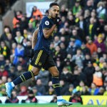 Aubameyang shush celebration Arsenal forward scores before asking Tim Krul to pipe down after VAR Penalty controversy