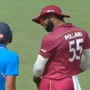 "Yeh bakhchod hai": Watch Rohit Sharma taunts Kieron Pollard during Chennai ODI