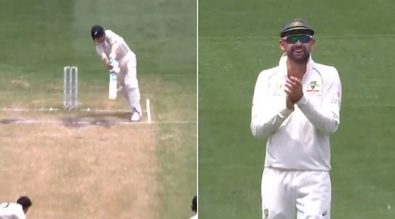 WATCH: Ball lost after Trent Boult's awkward defense off Mitchell Starc; Nathan Lyon bursts into laughter