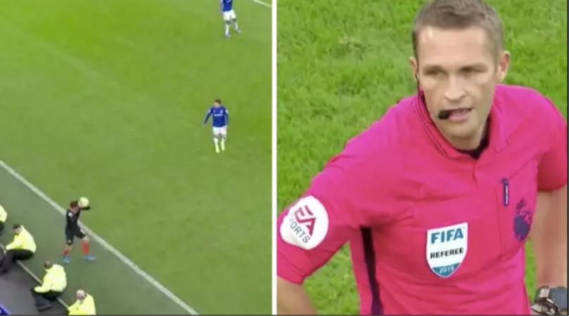 Christian Pulisic foul throw in, termed the worst he’s ever seen by ref during Everton vs Chelsea