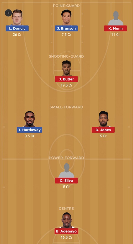 DAL Vs MIA Dream11