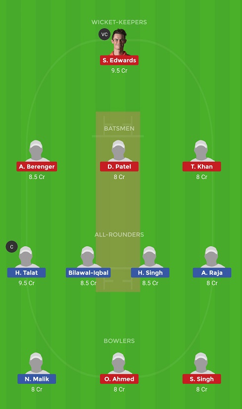 FLY Vs HEA Dream11