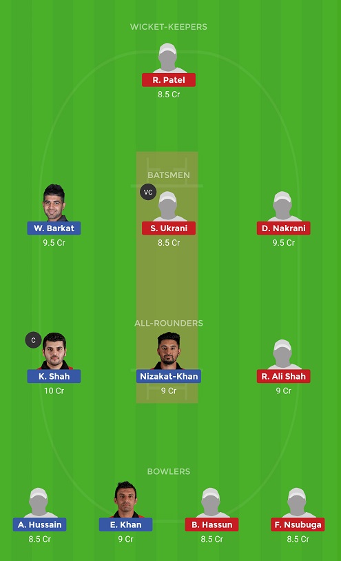 HK Vs UGA Dream11